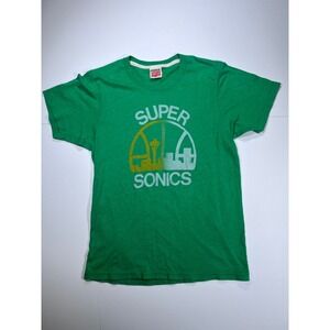 Homage Seattle Super Sonics T-Shirt Unisex XS Green Graphic NBA Basketball USA